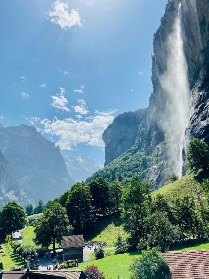 Breathtaking Waterfall Apartment Lauterbrunnen Exterior photo