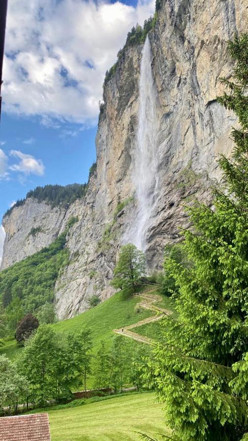 Breathtaking Waterfall Apartment Lauterbrunnen Exterior photo