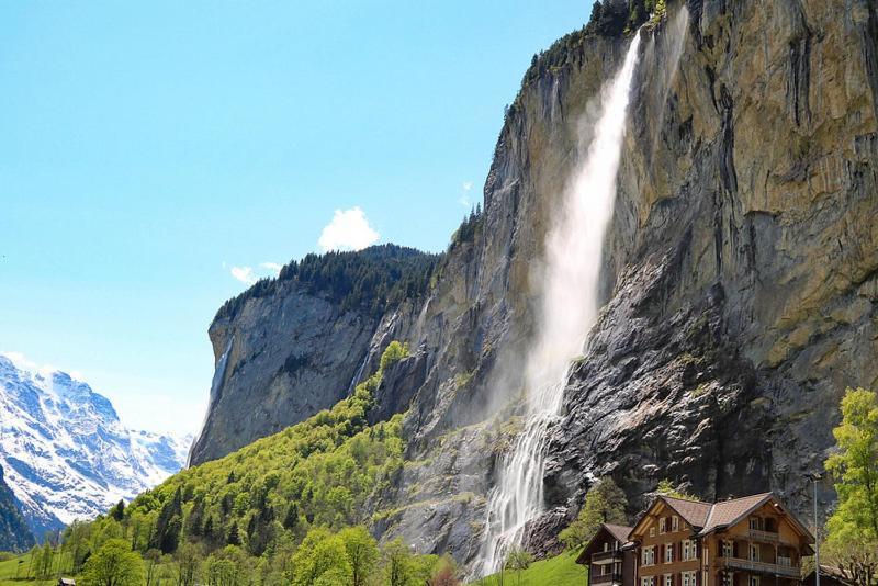 Breathtaking Waterfall Apartment Lauterbrunnen Exterior photo