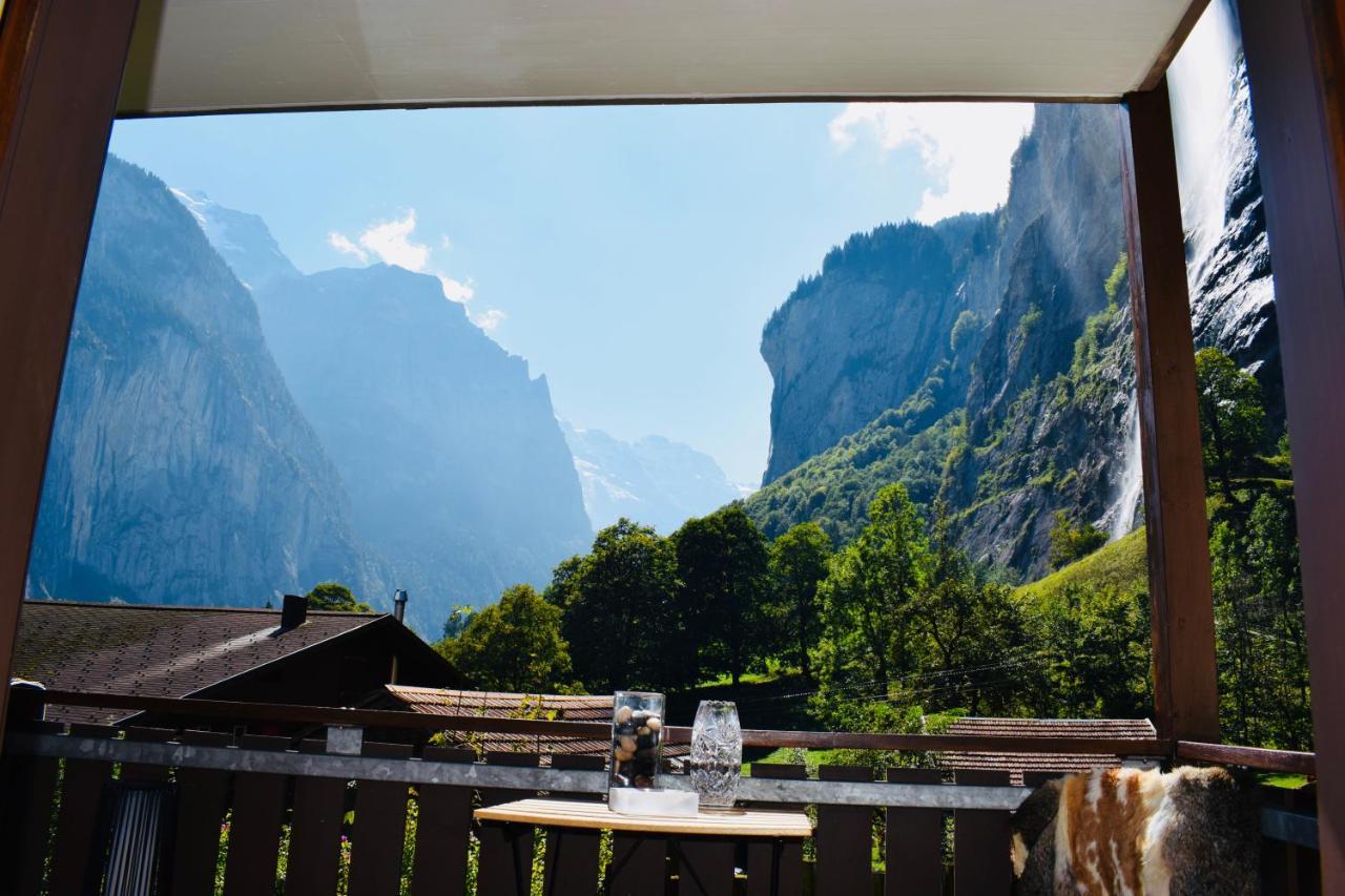 Breathtaking Waterfall Apartment Lauterbrunnen Exterior photo